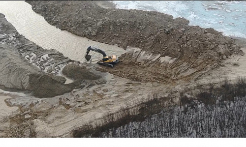 ООО «Дальрыбсервис» оштрафовано за незаконную добычу песка